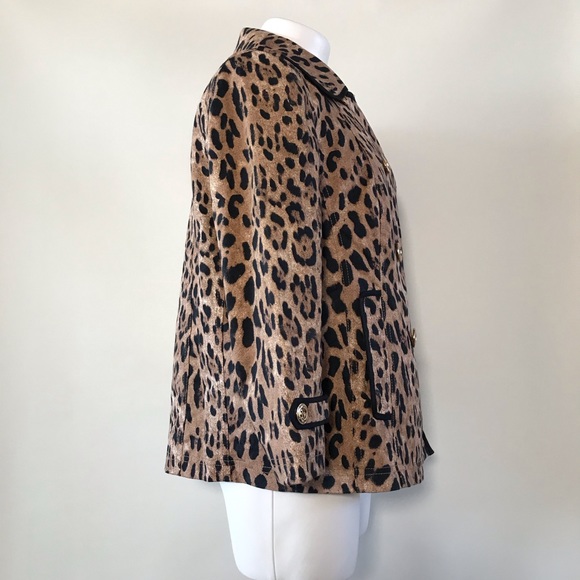WHBM Leopard Print Swing Jacket - Picture 9 of 13